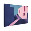 Kat - Trap - Gebouwen - Schaduwcontrasten canvas 2cm klein -z3d