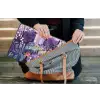 Park - Bomen - Bloemen - Gebouwen laptophoes neopreen klein -tas