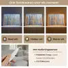 Skyline - Wolkenkrabbers - Water - Blauw Light Box met kabel (Tafellamp) klein -USP_lichtkleurNL