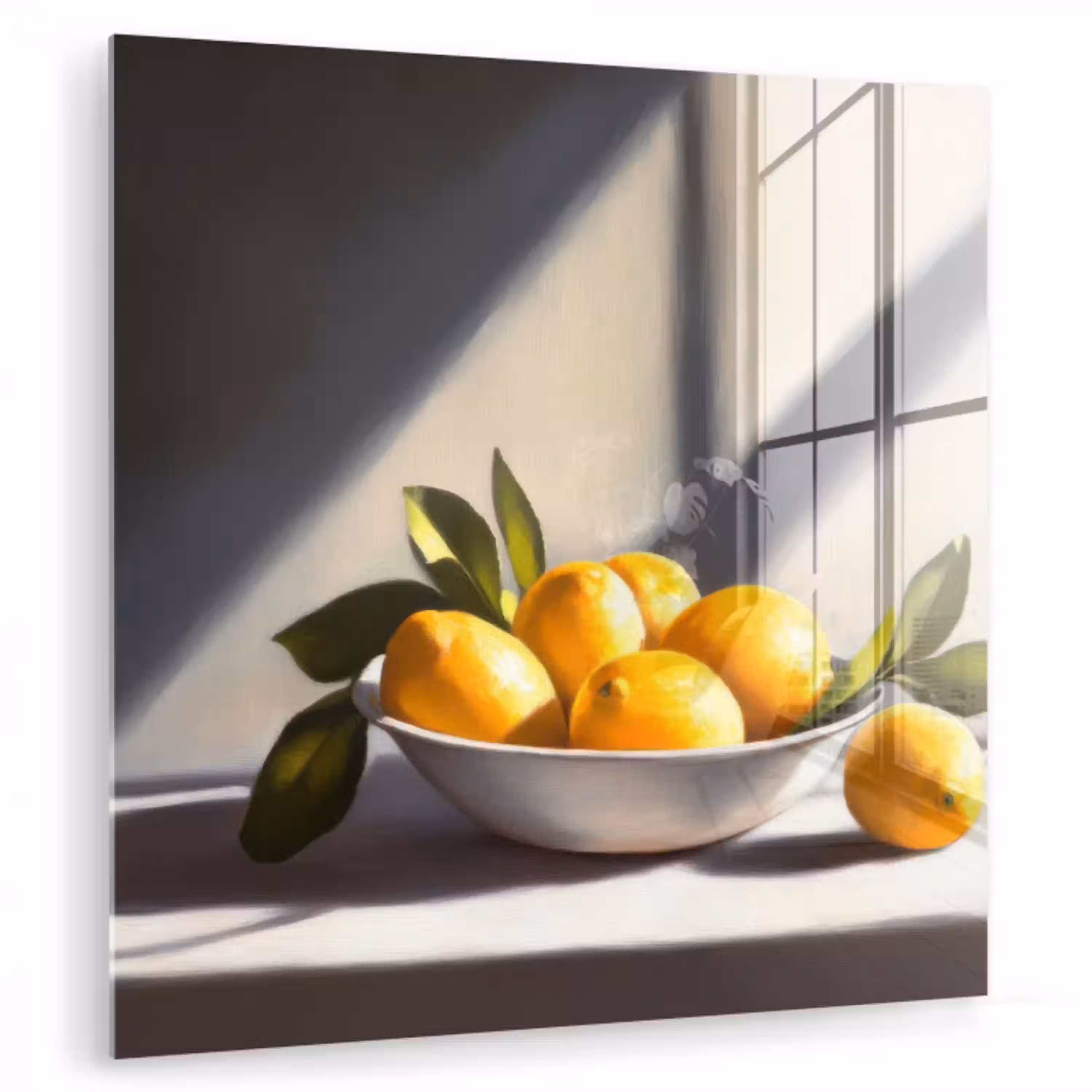 Citroenen - Stilleven - Geel plexiglas 5mm klein -zzzproduct_nieuw