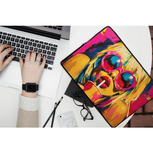 Zonnebril - Roze - Vrouw - Rietje laptophoes neopreen klein -bureau