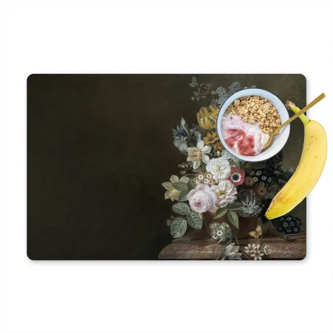 Stilleven met Bloemen Placemat vinyl groot -zzzproduct_Kitchenyeah-website
