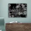 Tropisch - Jungle - Bomen - Bladeren canvas 2cm klein -sfeer4