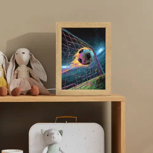 Goal - Voetbal - Vuur - Stadion Light Box met kabel klein -sfeer2_kind