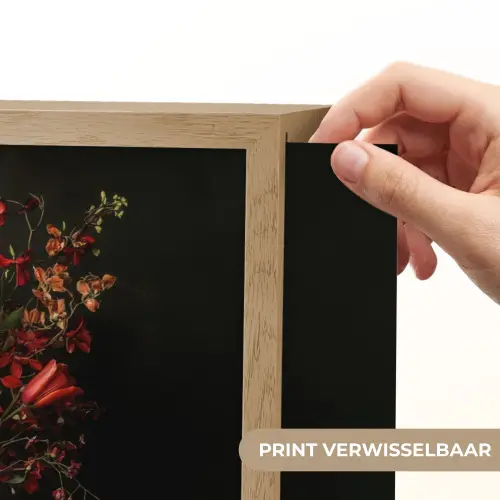 Bloemen - Takken - Boeket Light Box met batterij (Wandlamp) middel -USP_websiteprintNL