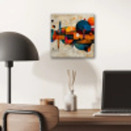 Kunst - Kleurrijk - Modern - Vormen aluminium wit klein -sfeer5