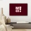 Nice - Uitroepteken - Rood canvas 2cm klein -sfeer6