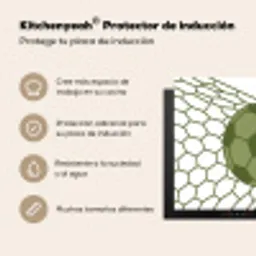 Voetbal - Goal - Sport - Groen Inductie beschermer vinyl 3mm middel -zzsfeer2_SP
