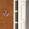 Rood hart - Traditioneel Naambord Organisch middel -sfeer3