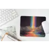 Regenboog - Verticaal - Sterrenhemel - Wolken muismat rubber klein -witbureau