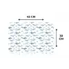 Oceaan - Walvis - Orka - Blauw Placemat vinyl groot 368 -specs