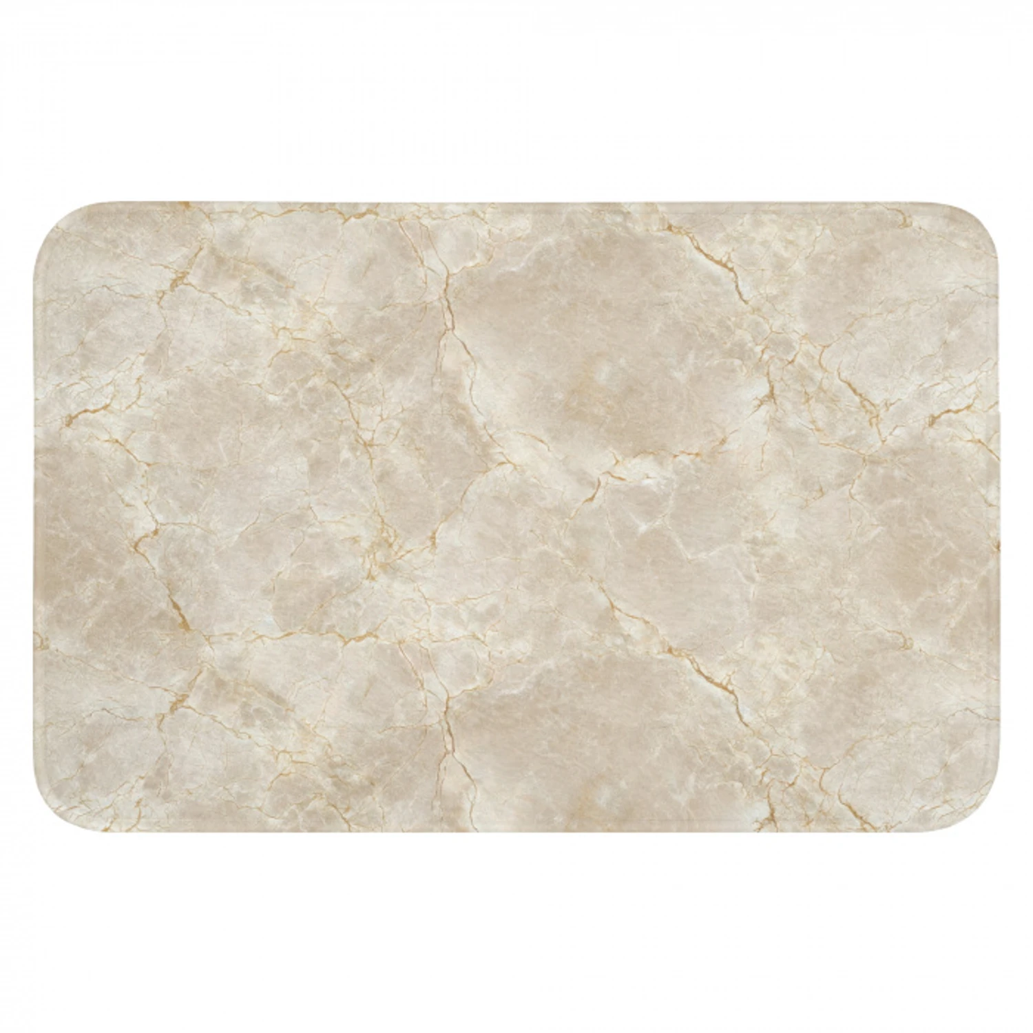 Lichtbeige - Marmer - Aders Badmat klein 997 -3d