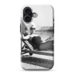Glamour - Modern - Zwart - Wit Toughcase MagSafe Apple iPhone 17 klein -3d