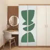 Abstract - Groen - Vormen - Modern deurposter klein -sfeer3