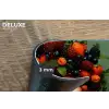 Vrouw - Aardbeien - Frambozen - Bramen - Bessen Placemat vinyl groot -closeup
