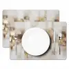 Abstracte vierkanten - Aardetonen - Mistig Placemat vinyl groot -zzsfeer2_Kitchenyeah-website