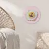 Ei - Disco - Ontbijt - Glitter Akoestische PET Vilt - Rond klein -sfeer4