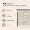 Lijnen - Waaier - Beige Balkonbeschermer Duitsland klein 596 -specs_NL