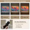 Dolfijn - Kleurrijk - Oceaan - Koraal Light Box met batterij (Wandlamp) middel -USP_lichtkleurNL