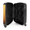 Krokodil met grote ogen achter houten muur NBS - Handbagage koffer - Kinderen Unisex middel -binnenkant