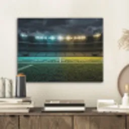 Voetbal - Stadion - Nacht - Modern PET vilt klein -sfeer1