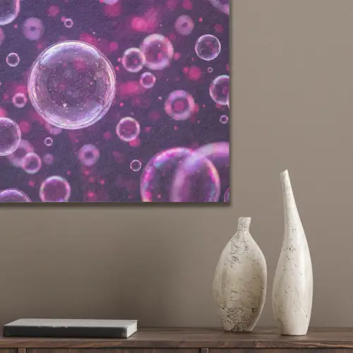 Paars - Bubbels - Schuim PET vilt klein -sfeer6_closeup
