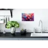 Bloemen - Roze - Watercolor - Kunst Muursticker klein -keuken
