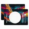 Banen - Golven - Kleurrijk - Abstract Placemat vinyl groot -zzsfeer2_Kitchenyeah-website
