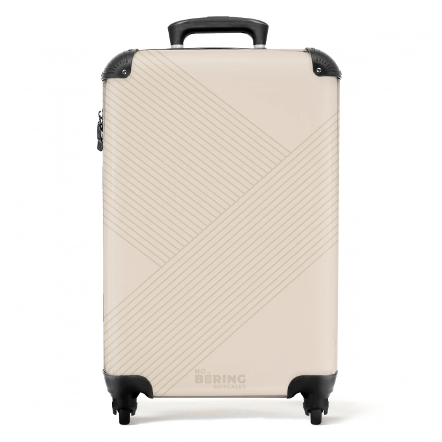 Minimal - Kruisende lijnen op NBS - Handbagage koffer - Unisex middel -productfoto_recht