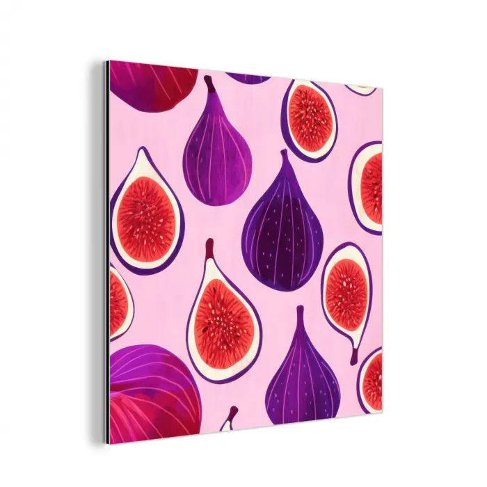 Vijgen - Roze - Paars aluminium wit klein -3d