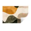 Vormen - Okergeel - Abstract Muursticker klein -3d