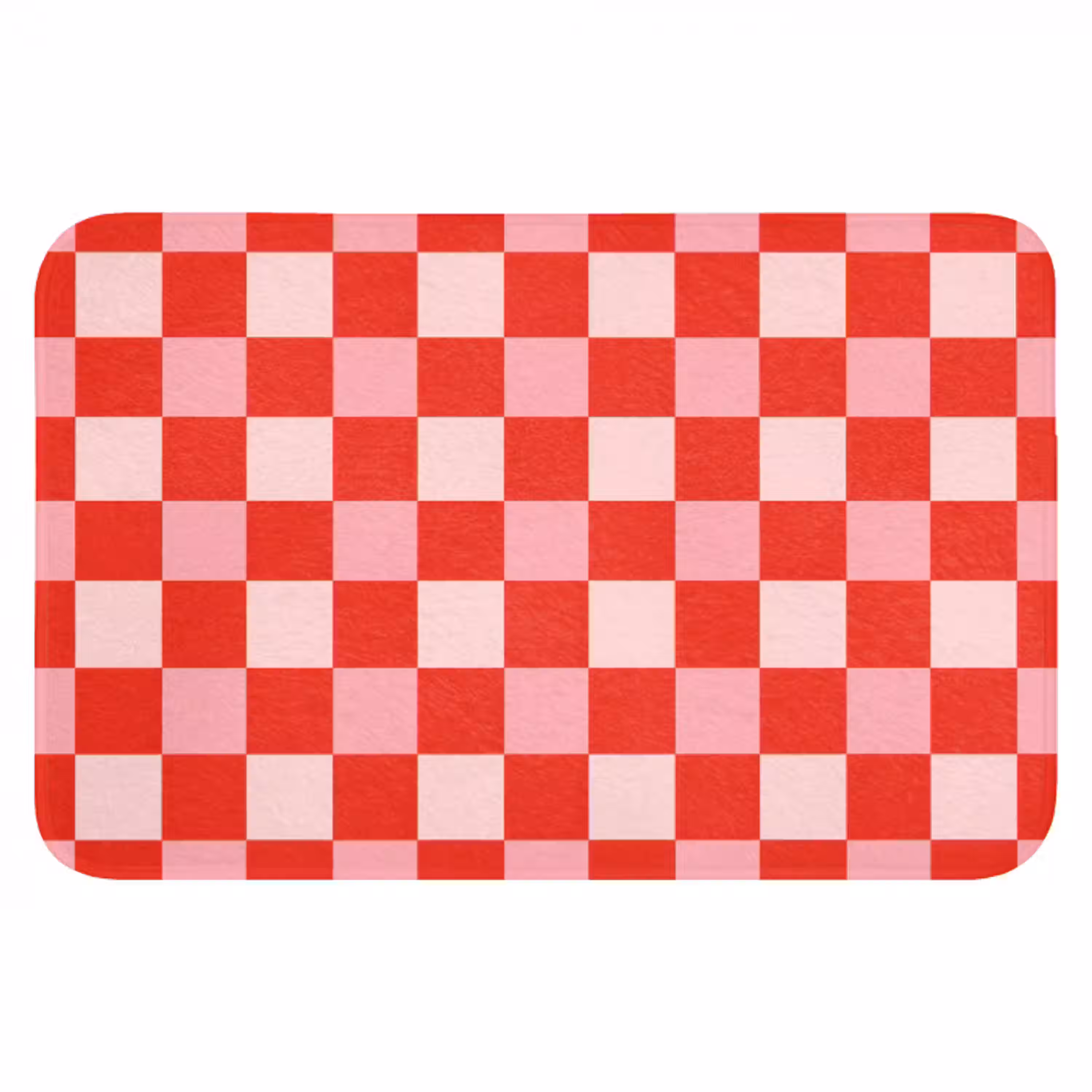 Vierkant - Klassiek - Rood Badmat klein 997 -3d