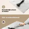 Schaakstuk - Koning - Zwart - Marmer Inductie beschemer met haakjes klein -ky-schoon-nl