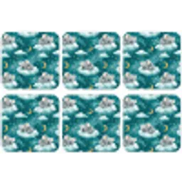 Koala's - Betoverend - Blauw onderzetter kurk middel 366 -zkaufland3dotto