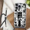 Vormen - Gezocht - Zwart - Abstract Hoesje iPhone 16 Pro Max met koord klein -sfeer4