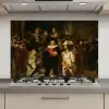 De Nachtwacht - Schilderij van Rembrandt van Rijn keuken achterwand spatscherm klein -3d_website