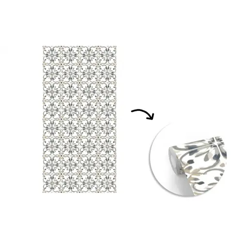 Floraal - Patroon - Kleurrijk fotobehang vinyl groot 64 -3d