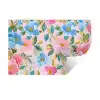 Blauw - Roze - Bloemen Muursticker klein -3d