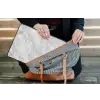 Grijs - Wit - Marmer laptophoes neopreen klein 279 -tas