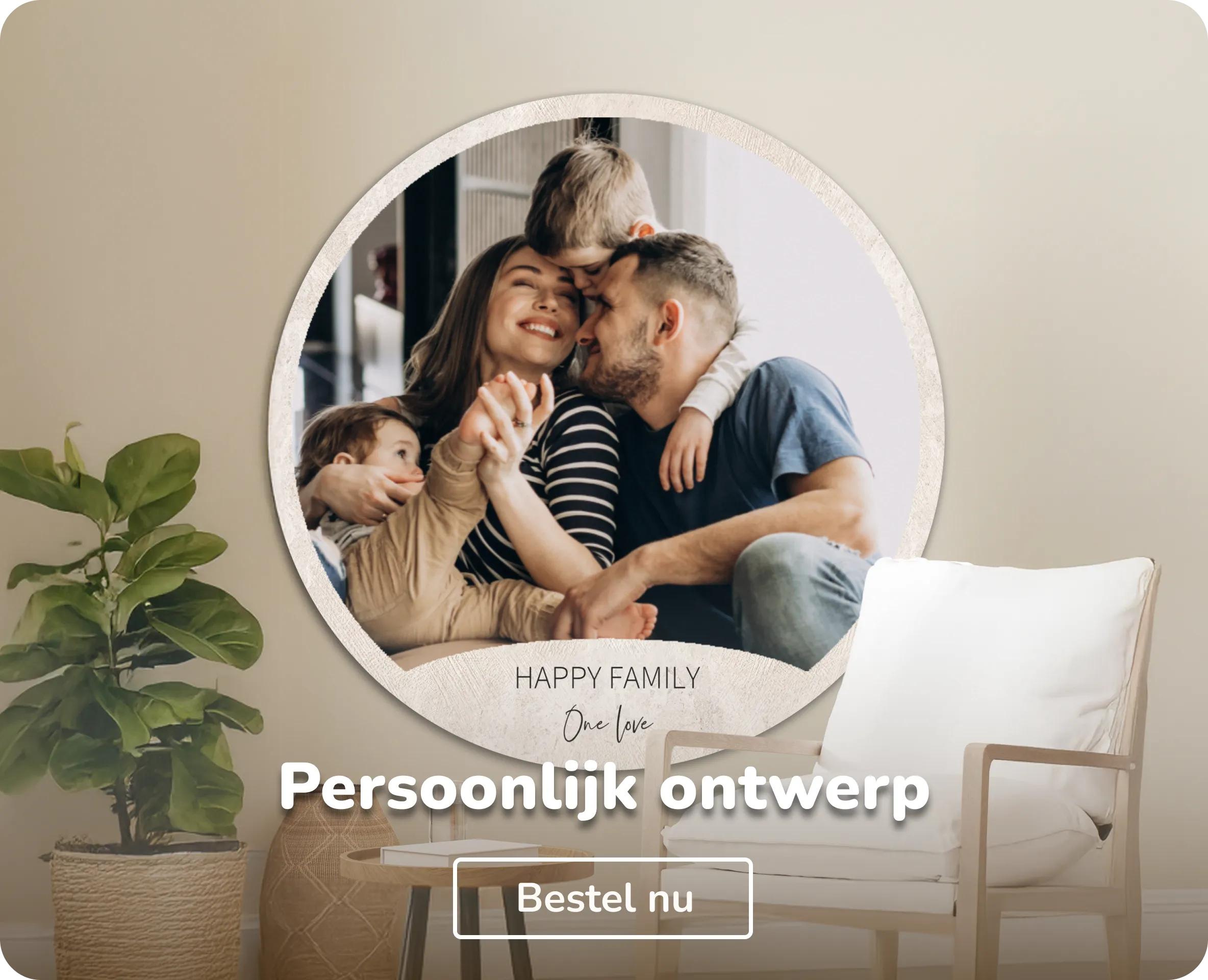 Muurcirkel personaliseren