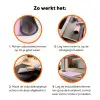 Tequila texted you - Roze - Blauw Inductie beschermer vinyl 3mm klein -zzzzzzz-td-werking