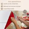 Sneeuwpop - Winter - Sneeuw - Beige keuken achterwand spatscherm klein -spatscherm_NL