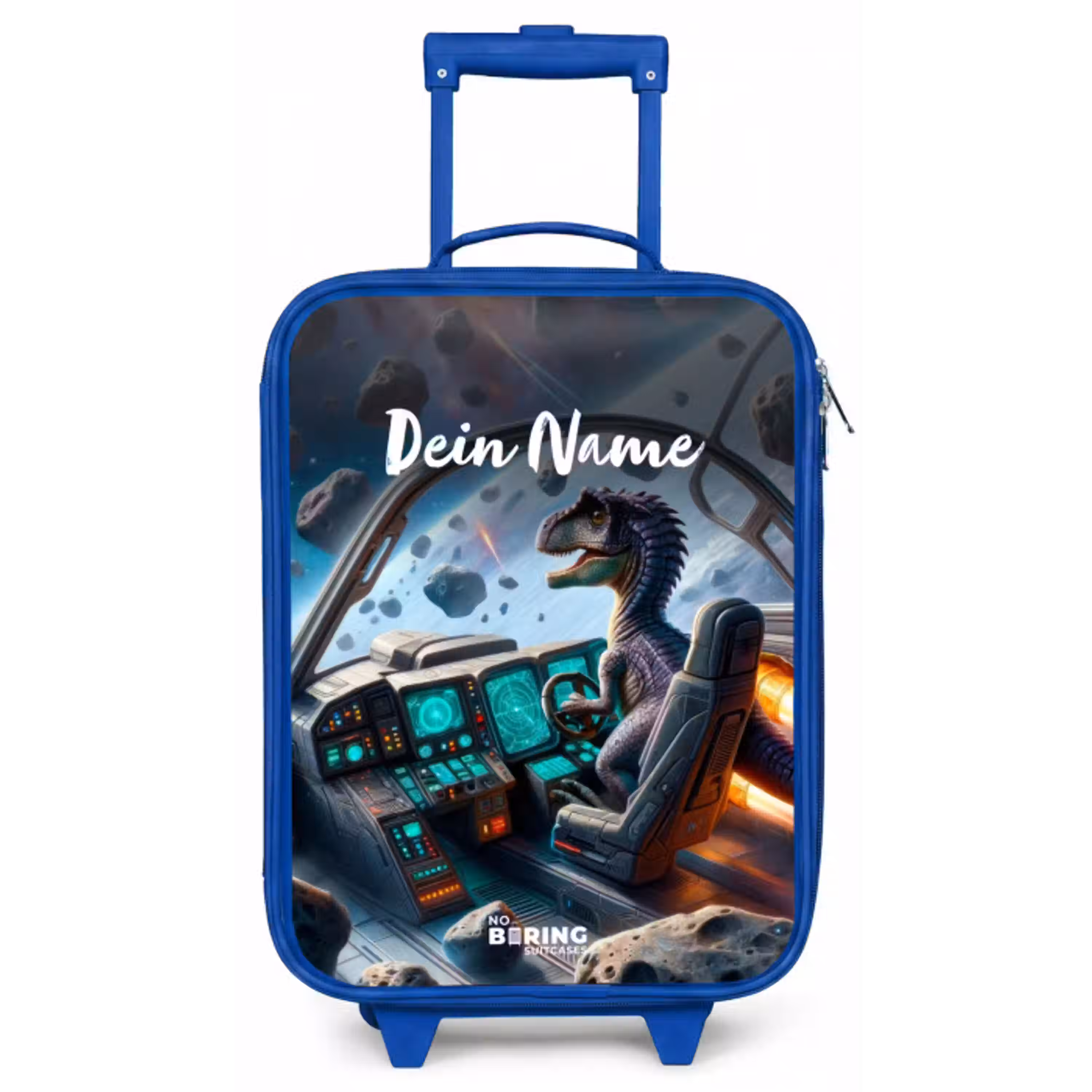 Astrodino Kinderkoffer - Blauw klein -zz3dotto