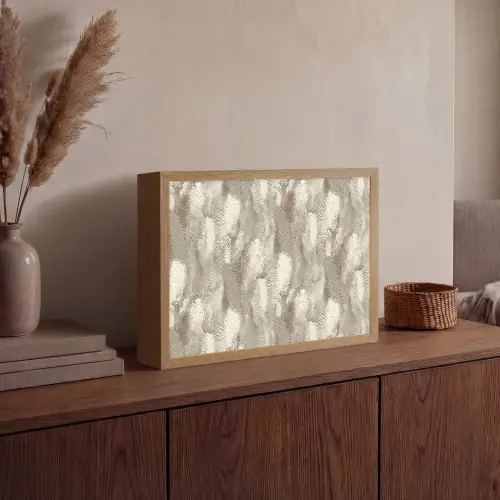 Slang - Textuur - Zand Light Box met batterij (Wandlamp) middel 907 -sfeer2
