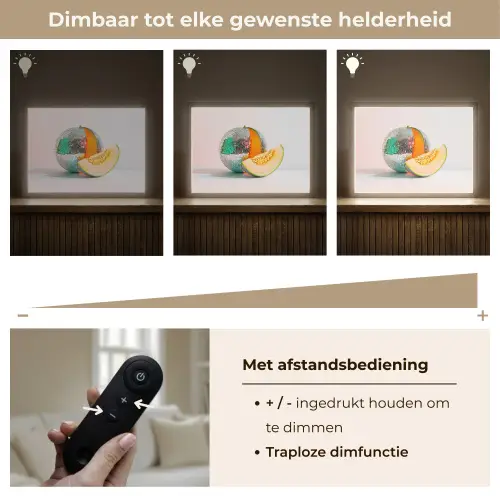 Disco - Discobal - Meloen - Pastel Light Box met batterij (Wandlamp) middel -USP_dimbaarNL