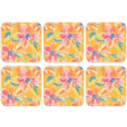 Textuur - Bloemen - Kleurrijk onderzetter kurk middel 366 -zkaufland3dotto