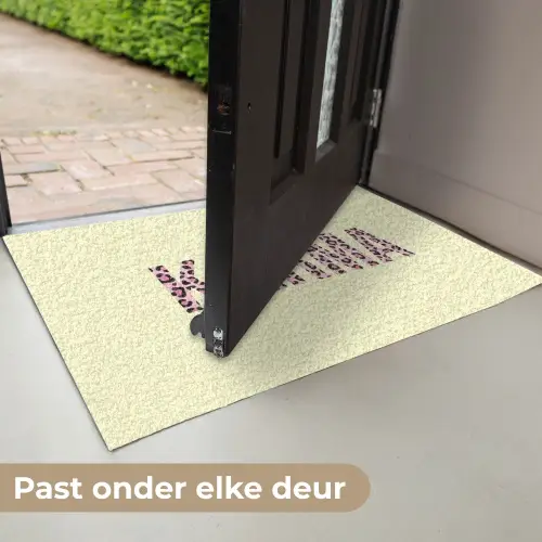 Karma - Luipaardprint - Geel Deurmat klein -USP_NL