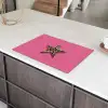 Ster - Luipaard - Print - Roze Inductie beschermer vinyl 3mm klein -sfeer8