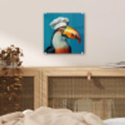 Toekan - Papegaai - Vogel - Koksmuts plexiglas 5mm klein -sfeer4