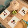 Vrouw - Minimalistisch - Bloem Placemat vinyl groot -zzsfeer5_Kitchenyeah-website